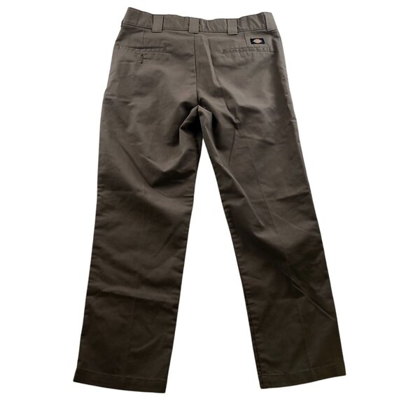 Dickies Men’s Flex Work Pants Size 36x30 Khaki Chino Straight Workwear Casual - Picture 2 of 13